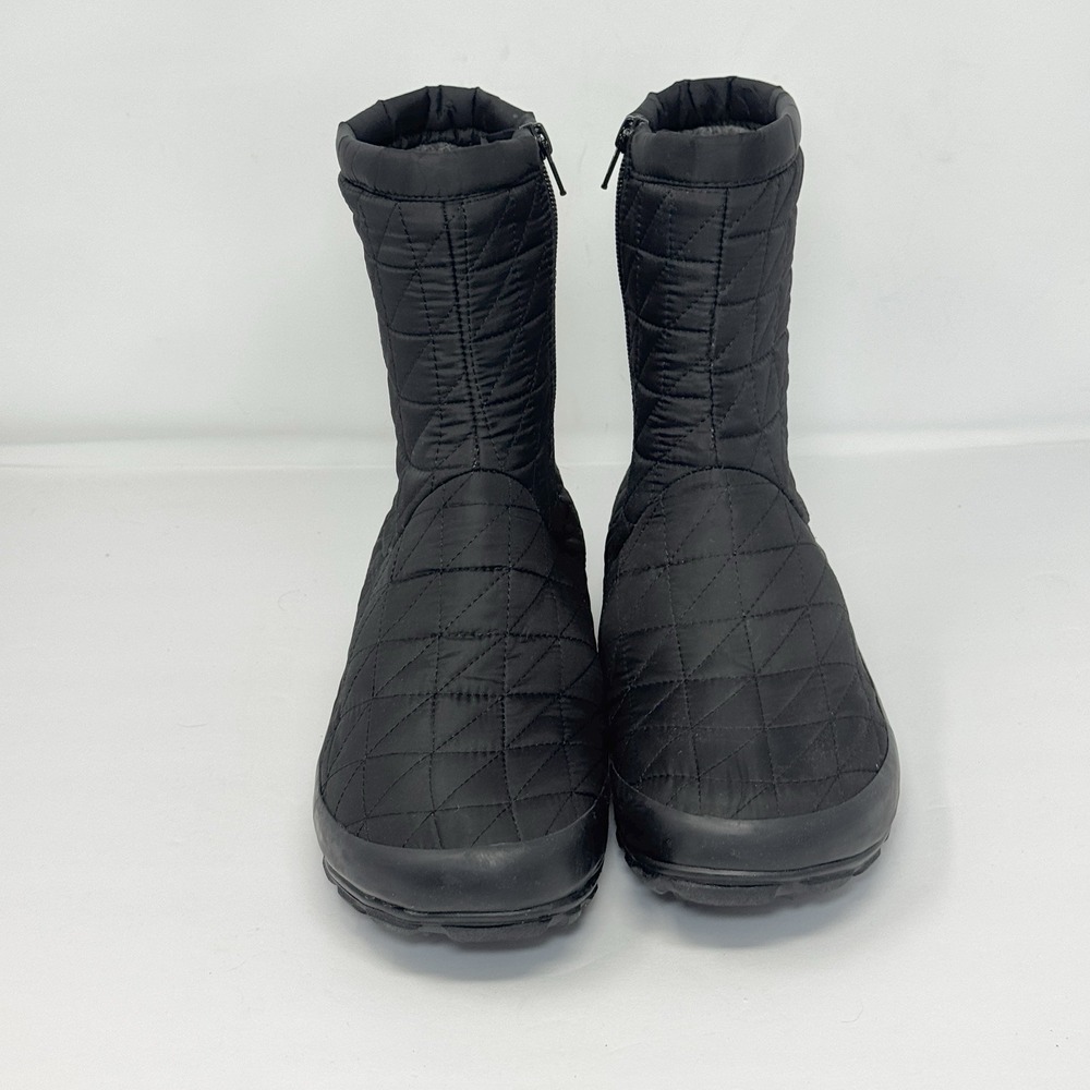 Bogs Snowday II Mid Waterproof Boot Women 10 US Black Quilted Work Outdoors - Picture 3 of 9